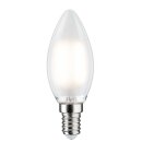 10 x Paulmann LED Filament Kerze 2,5W = 25W E14 matt Satin warmweiß 2700K