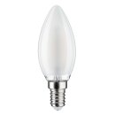 10 x Paulmann LED Filament Kerze 2,5W = 25W E14 matt Satin warmweiß 2700K