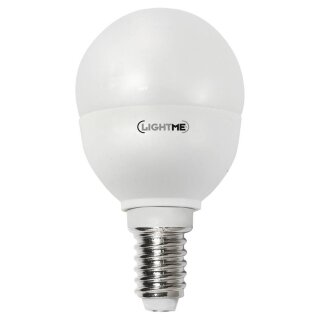 LightMe LED Leuchtmittel Tropfenform 4,5W = 40W E14 matt 470lm warmweiß 2700K 280°