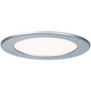Paulmann LED Einbaupanel Einbauleuchte rund Chrom matt...