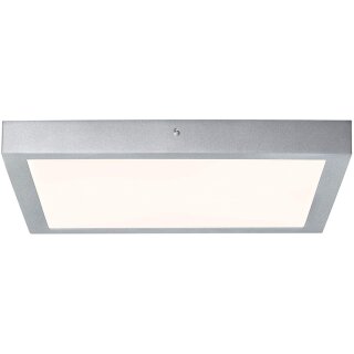 Paulmann LED Panel Leuchte Lunar Chrom matt eckig 40x40cm 22W 2400lm warmweiß 3000K