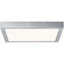 Paulmann LED Panel Leuchte Lunar Chrom matt eckig 40x40cm 22W 2400lm warmweiß 3000K