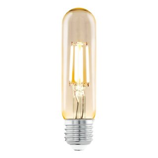 Eglo LED Filament Leuchtmittel T32 Röhre Vintage 3,5W = 22W E27 Gold gelüstert 220lm extra warmweiß 2200K