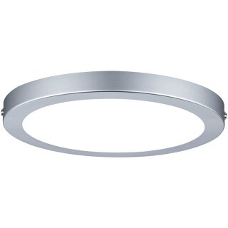 Paulmann LED Panel Leuchte Atria rund Chrom matt 22cm 18,5W 1500lm warmweiß 2700K dimmbar