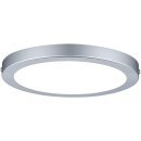 Paulmann LED Panel Leuchte Atria rund Chrom matt 22cm 18,5W 1500lm warmweiß 2700K dimmbar