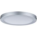 Paulmann LED Panel Leuchte Atria rund Chrom matt 22cm 18,5W 1500lm warmweiß 2700K dimmbar