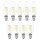 9 x Müller-Licht LED Filament Leuchtmittel Kerze 3W = 25W E14 klar 250lm warmweiß 2700K 200° Ra>95