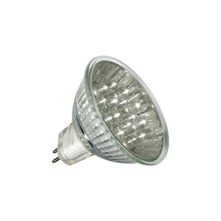 mlight LED Leuchtmittel Glas Reflektor MR16 1,5W GU5,3 Rot maxi flood 120°