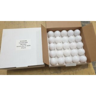 25 x LED Leuchtmittel Tropfen 1W E14 opal 230V Kugel Kaltweiß 6000K Tageslicht 