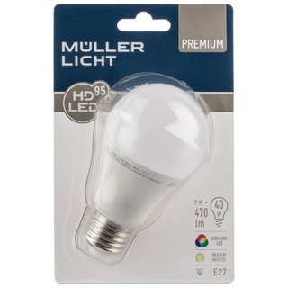 Müller Licht LED-Leuchtmittel SMD/COB Birne E27 6W