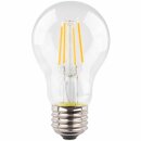 3 x Müller-Licht LED Filament Retro Leuchtmittel Birnenform 4W = 40W E27 klar 470lm warmweiß 2700K