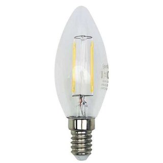 LightMe LED Filament Leuchtmittel Kerzenform 4W = 40W E14 klar 470lm warmweiß 2700K 320°