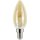 LightMe LED Spiral Filament Kerze 2,3W = 14W E14 gold 125lm Vintage extra warmweiß 2000K 320°