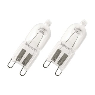 2 x Osram Halogen Stiftsockellampe 33W G9 Halopin Blister warmweiß dimmbar