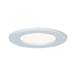 Paulmann LED Einbaupanel Leuchte Quality Line rund Weiß IP44 6W 350lm warmweiß 2700K