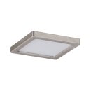 Paulmann LED Einbaupanel Einbauleuchte Areo eckig 80x80mm Nickel matt IP23 5W 615lm warmweiß 3000K