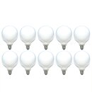 10 x Globe Glühbirne 25W E27 OPAL G120 125mm Globelampe 25 Watt Glühlampe Glühbirnen Glühlampen