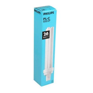 Philips Master PL-C 2P 26W G24d-3 830 Energiesparlampe Kompaktleuchtstofflampe warmweiß 3000K