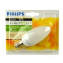 Philips Energiesparlampe Leuchtmittel Kerze 5W = 22W E14 matt 193lm warmweiß 2700K