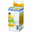 Philips ESL Energiesparlampe Birnenform Softone 8W = 38W 400lm B22 matt warmweiß 2700K