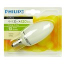 Philips Energiesparlampe Softone Kerzenform 12W = 52W E14...
