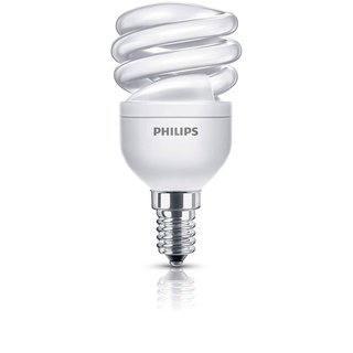 Philips ESL Energiesparlampe Twister Spirale 8W = 38W E14 400lm warmweiß 2700K