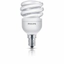 Philips ESL Energiesparlampe Twister Spirale 8W = 38W E14 400lm warmweiß 2700K