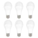 6 x Spectrum LED Leuchtmittel Birnenform 18W = 120W E27 matt 1800lm warmweiß 3000K 160°