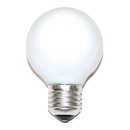 10 x Globe Glühbirne 25W E27 OPAL G60 60mm Globelampe 25 Watt Glühlampe Glühbirnen Glühlampen