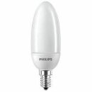 6 x Philips Energiesparlampe Kerze 8W = 35W E14 matt 370lm warmweiß Softone