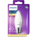 8 x Philips LED Leuchtmittel Kerzenform 5,5W = 40W B22 matt 470lm warmweiß 2700K
