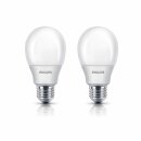 2 x Philips ESL Energiesparlampe Birnenform Softone 8W =...