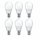 6 x Philips ESL Energiesparlampe Birnenform Softone 8W = 38W 400lm B22 matt warmweiß 2700K