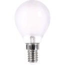 LightMe LED Filament Tropfen 4W = 40W E14 matt 470lm...