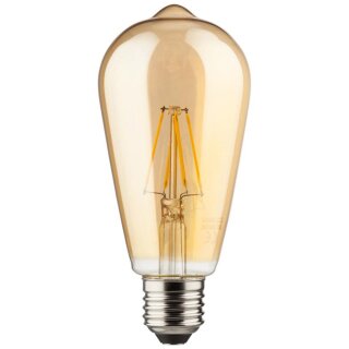 Müller-Licht LED Filament Leuchtmittel Retro Edison 4,5W = 32W E27 Gold 350lm extra warmweiß 2000K