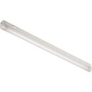 Unterbauleuchte 54cm silber 13W T5 Leuchtstoffröhre 950lm Neutralweiß 4000K mit Zuleitung & Schalter