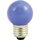 LightMe LED Leuchtmittel Tropfenform Blau 1W E27