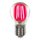 LightMe LED Filament Leuchtmittel Tropfenform Rot 4W E27 klar