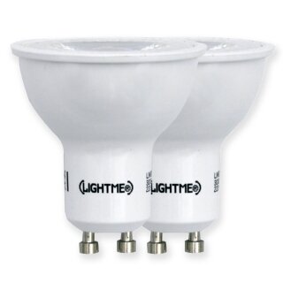 2 x LightMe LED Leuchtmittel Reflektor PAR16 3,5W = 38W GU10 250lm warmweiß 3000K