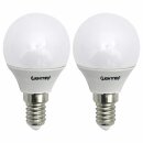 2 x LightMe LED Leuchtmittel Tropfen 3W = 25W E14 matt...