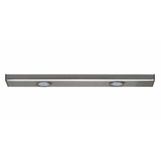 OBI Unterbauleuchte 54cm 2 x 20W G4 Silber 260lm warmweiß 2800K mit Schalter