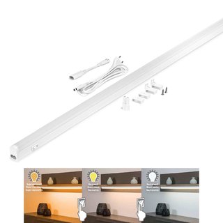 Müller-Licht LED Unterbauleuchte Linex Switch Tone 85cm weiß 13W 1100lm 2200K 3000K 4000K mit Schalter