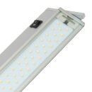 Müller-Licht LED Unterbauleuchte Salta 60cm Silber 10W 800lm warmweiß 3000K schwenkbar Schalter