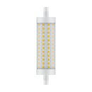 Bellalux LED Leuchtmittel Stabform 118mm 12,5W = 100W R7s klar 1521lm warmweiß 2700K