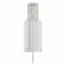 Osram LED Leuchtmittel Stiftsockellampe 1,8W = 20W G4 klar 12V 200lm neutralweiß 4000K 300°
