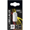 Bellalux LED Leuchtmittel Stiftsockellampe 1,7W = 20W G4 matt 200lm warmweiß 2700K