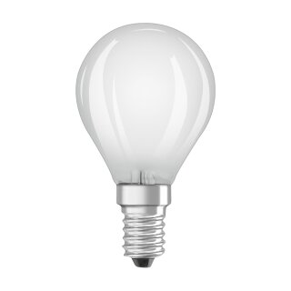 Bellalux LED Filament Leuchtmittel Tropfen 2,5W = 25W E14 matt 250lm warmweiß 2700K