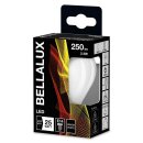 Bellalux LED Filament Leuchtmittel Tropfen 2,5W = 25W E14 matt 250lm warmweiß 2700K