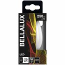 Bellalux LED Filament Leuchtmittel Kerze 2,5W = 25W E14 matt 250lm warmweiß 2700K