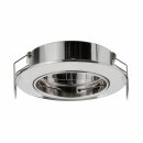 3 x Paulmann LED Einbaustrahler schwenkbar Ring Shine Eisen gebürstet IP23 3 x 4,5W GU10 Tageslicht 6500K